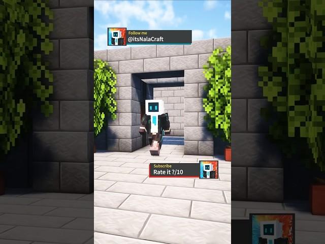 Minecraft 3x2 Note Block Door (はじまりの曲) #minercaft #minecraftbuld