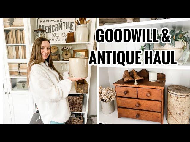 Goodwill & Antique Store Haul | Vintage Farmhouse Finds