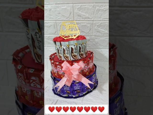 Valentines day Gift Ideas /Chocolate Tower #shorts #ytshorts #valentinesday #chocolatetower #diy