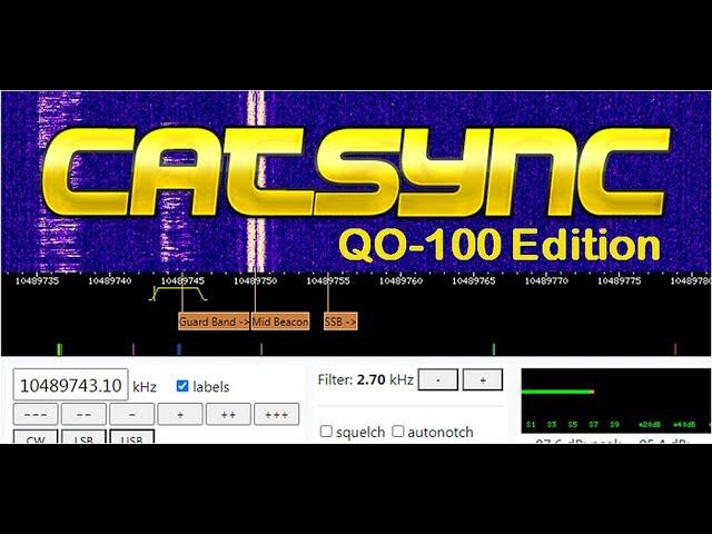 CATsync QO-100 Edition  WebSDR - Uplink Radio Sychronizer