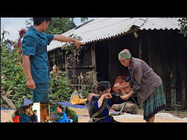 Mute mother, humiliated by the policeman's evil mother