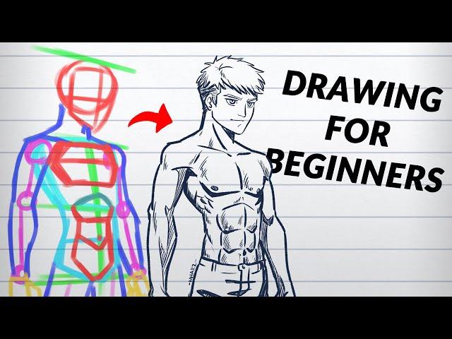 How To Draw The Male Body WITHOUT Learning Anatomy