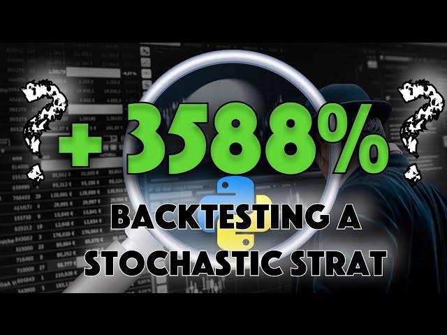 Backtesting Rayner Teos 3588% Stochastic Trading Strategy in Python