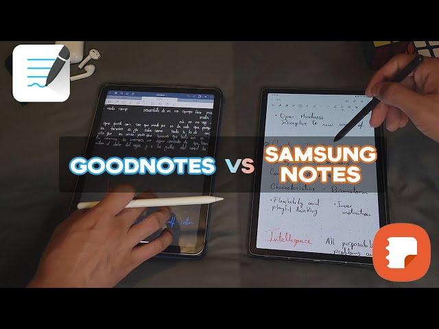 Which is the best note taking app? | Goodnotes5 vs Samsung Notes