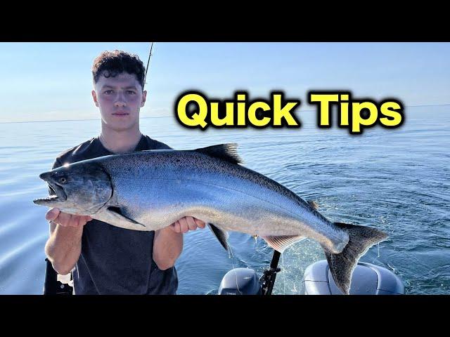 Mid-Summer Lake Ontario Salmon Fishing Quick Tips (plus bonus footage of some nice catches)