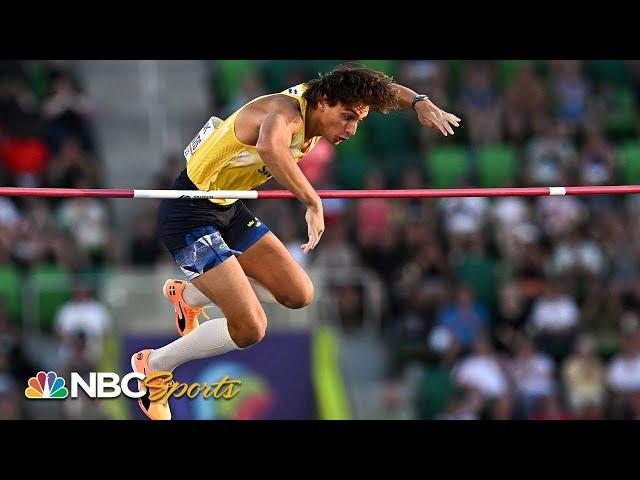 Louisiana's Mondo Duplantis breaks WORLD RECORD in pole vault to cap off Worlds | NBC Sports