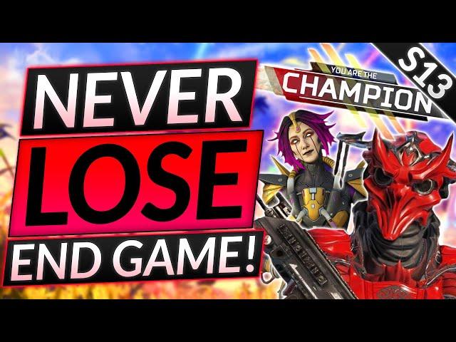 How to NEVER DIE or LOSE ENDGAME - NEW SEASON 13 Tips - Apex Legends Guide