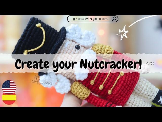 How to Crochet a Nutcracker - Part 1: Base Body | Gretawings