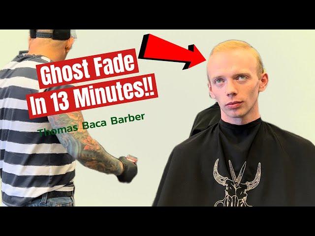 How To  Do A Perfect Fade Tutorial. “Ghost Fade” By Thomas Baca Barber