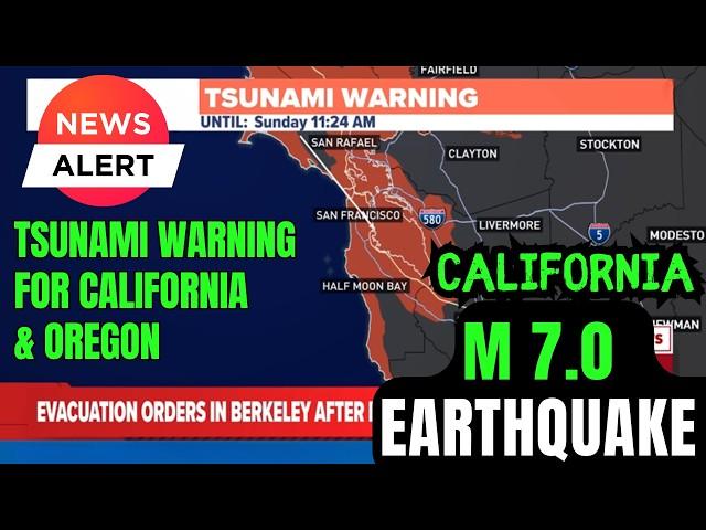 BREAKING: EVACUATE IMMEDIATELY - TSUNAMI WARNING - M7 Earthquake California #Earthquake