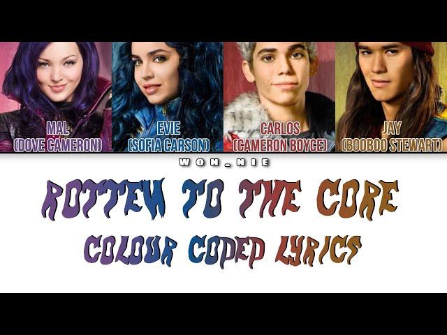 Rotten To The Core From Descendants (Colour Coded Lyrics)