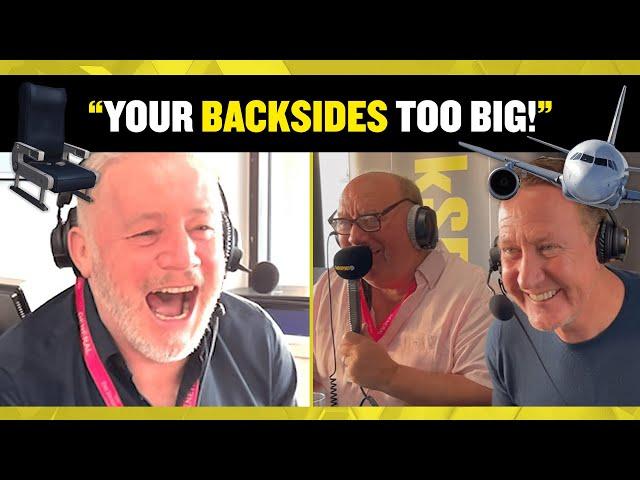 HILARIOUS STORY! Alan Brazil recalls the time he got his behind stuck in a Ryanair passenger seat!