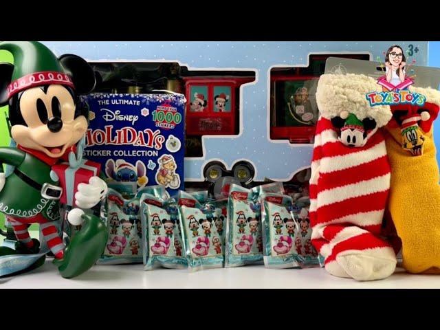 Unboxing and Review of Disney Christmas Holiday Edition Mickey And Friends Toy Collection