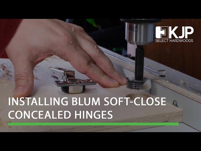 Installing Blum Soft-Close Concealed Hinges