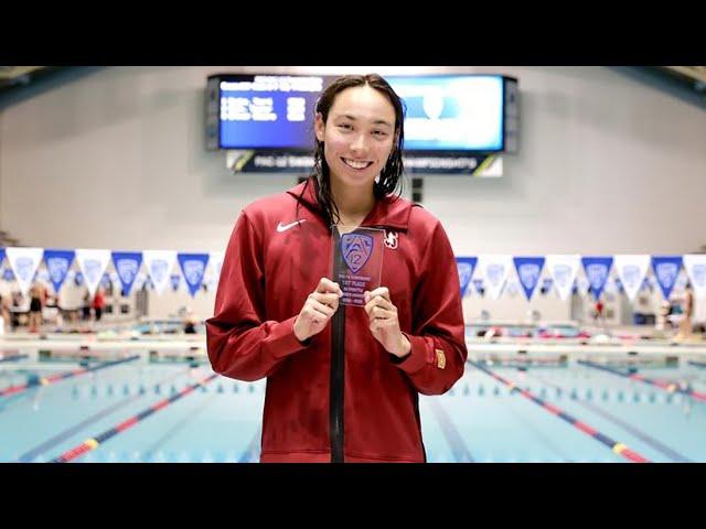 Stanford’s Torri Huske adds another Pac-12 title with win in 50 Freestyle