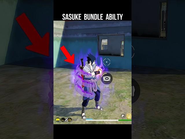 Sasuke Bundle Ability Test  Sasuke Bundle in Free Fire #srikantaff
