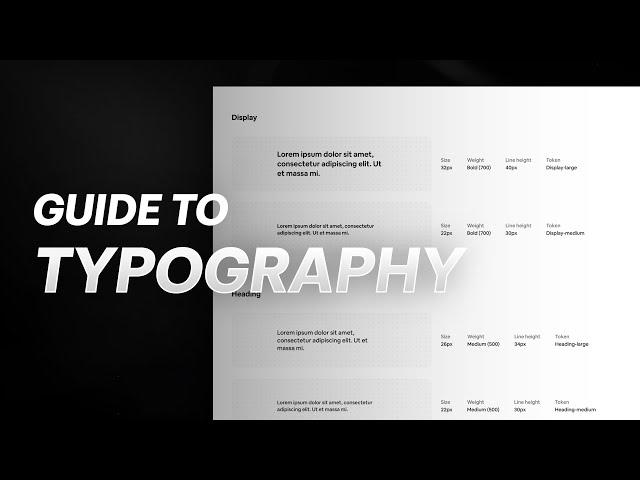 The ULTIMATE GUIDE to TYPOGRAPHY in UI Design!