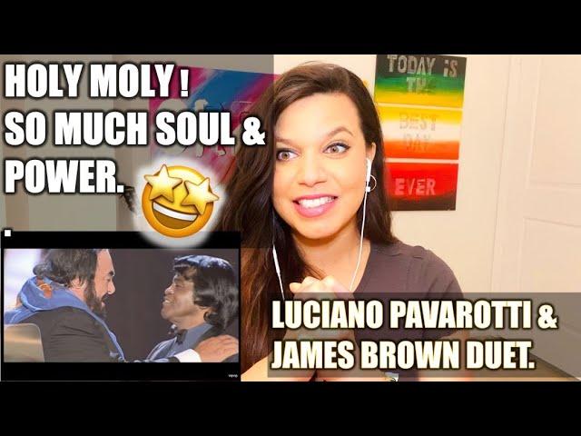 Reacting to LUCIANO PAVAROTTI and JAMES BROWN - IT'S A MAN'S WORLD | Music Reaction Video