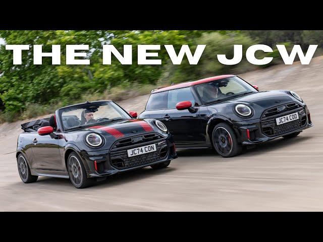 FIRST LOOK - THE NEW 2025 MINI COOPER JCW HARDTOP AND CONVERTIBLE