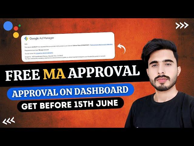 Get Free MA Approval On Dashboard - Free ADX Approval