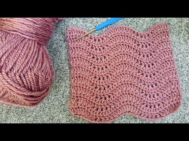 Neighbor-Cracking Crochet Water Wave Knitting Pattern & Knitting Patterns
