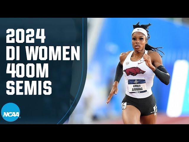 Women's 400m semifinals - 2024 NCAA outdoor track and field championships