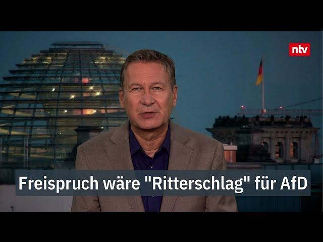 Verbotsverfahren? Schmidt-Denker: Freispruch wäre "Ritterschlag" für AfD  | ntv