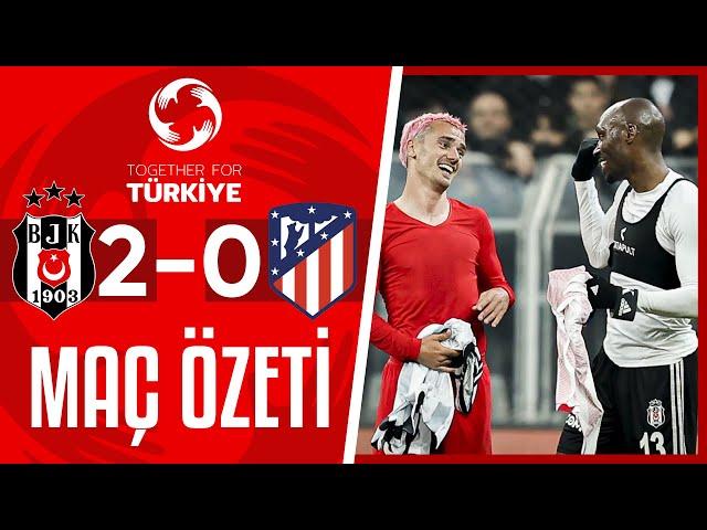 Beşiktaş - Atletico Madrid Maç Özeti | Together For Türkiye  | 12.04.2023