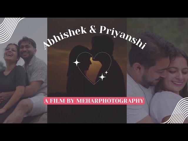 "Capturing Forever | Heartwarming PreWedding Teaser" | Abhishek&Priyanshi | #weddingvibesonly