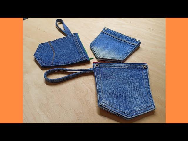 I don't throw away old jeans! I sew useful things from them!