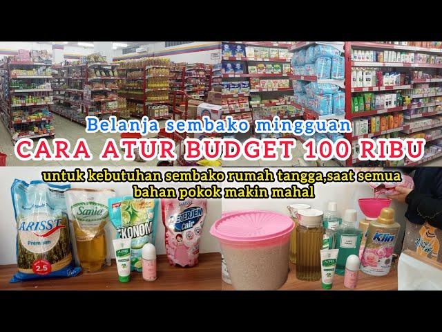 ATUR BUDGET BELANJA MINIM UNTUK KEBUTUHAN SEMBAKO RUMAH TANGGA SAAT KEBUTUHAN POKOK SEMAKIN MAHAL ‼️