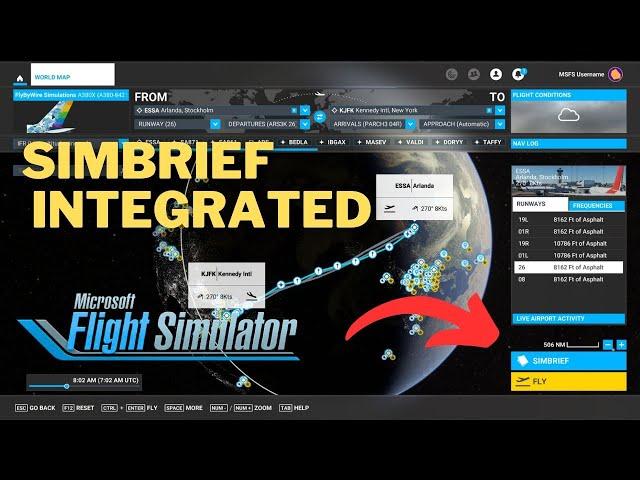 SimBrief Dispatch for MSFS Released!