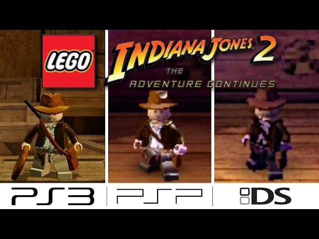 Comparing Every Version of LEGO Indiana Jones 2