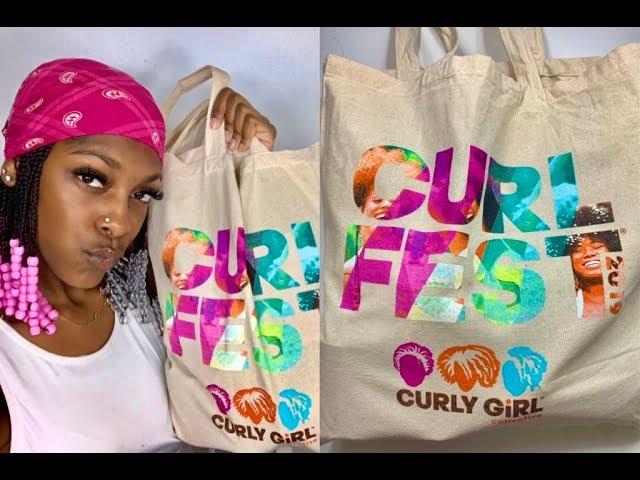 WHAT'S IN MY CURLFEST GIFTBAG?? | CURLFRIENDARI