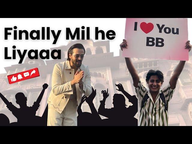 Bhuvan Bam in Jaipur!Meetup Went                Crazy|| Tazza khabar Promotion ​⁠@BBKiVines