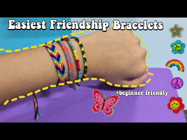 DIY FRIENDSHIP BRACELETS for beginners| easy vsco bracelets| Fariha S