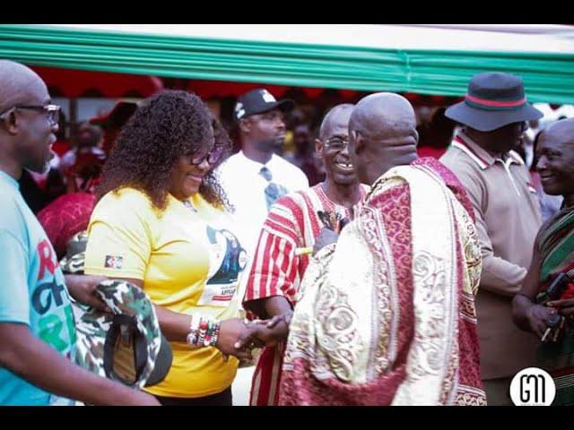 CAMPAIGN TOUR, FIRE CAMPAIGN FROM JOHNSON ASIEDU NKATIAH IN EJURA IN THE ASHANTI REGION