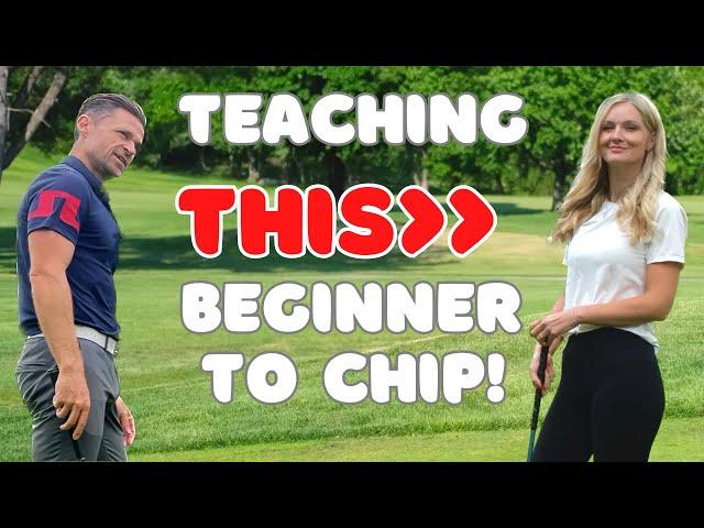 Teaching a GOLF BEGINNER to Chip & Pitch! LIVE LESSON