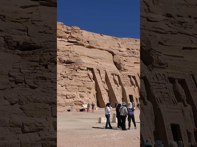 View of Abu Simbel Temples, Egypt  #luxurytravel #nilerivercruise