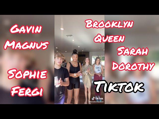 SOPHIE FERGI WITH GAVIN MAGNUS SARAH DOROTHY AND BROOKLYN QUEEN TIKTOK