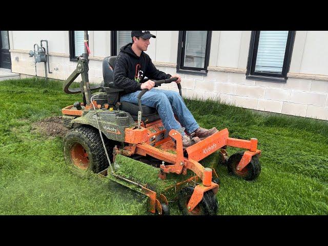 Mowing Tall Grass in Canada