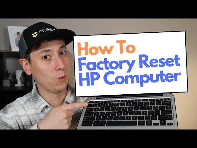 How To Factory Reset HP Computer - Restore To Factory Settings Windows 11