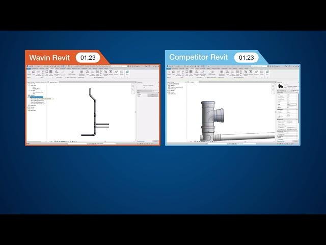 BIM by Wavin Revit Packages Save Time and Money: A Soil Stack Comparison