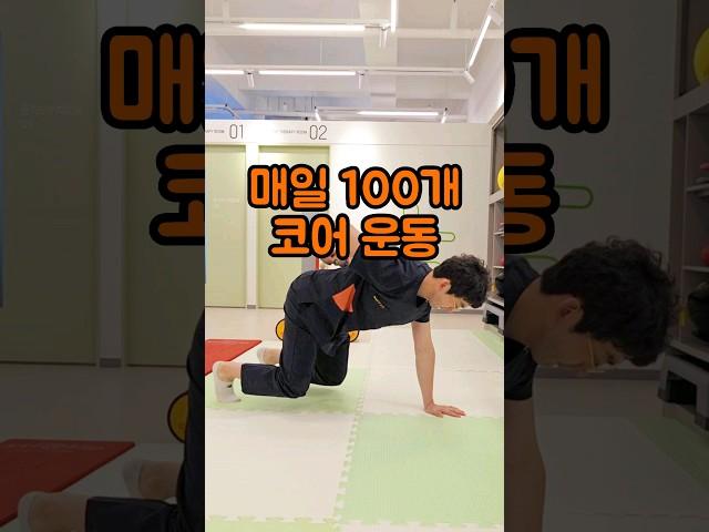 매일 100개 코어 운동#코어운동 #코어강화 #운동초보 #코어운동추천 #어깨강화 #허리통증운동 #네발기기자세 #홈트 #홈트레이닝 #매일100개 #homeworkout #pt신금동