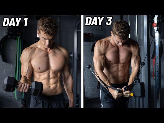 My Daily Training Routine for Building Muscle **ALL EXERCISES SHOWN**