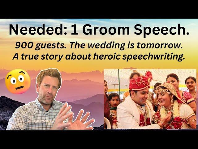 Speech Writing Services: An impossible wedding speech! A blog entry from Ghostwriters Central, Inc.