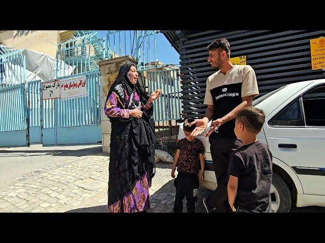 Narges' challenges in giving birth and Babak's concerns about his wife's fate, 