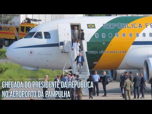 LULA: AIRBUS VC-1A (2101) DA FAB NO AEROPORTO DA PAMPULHA