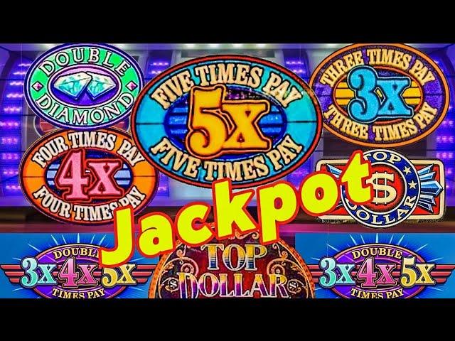 Jackpot Handpay Double 3X4X5X Pay! * Old School Top Dollar Slot