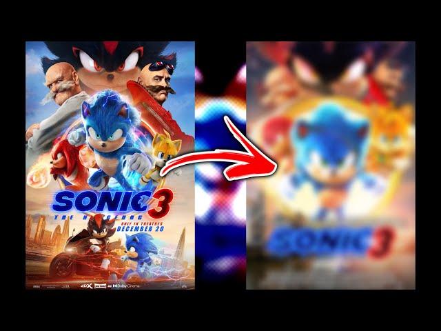 [RareGalaxy5] Making A Custom Sonic Movie 3 Poster! #30